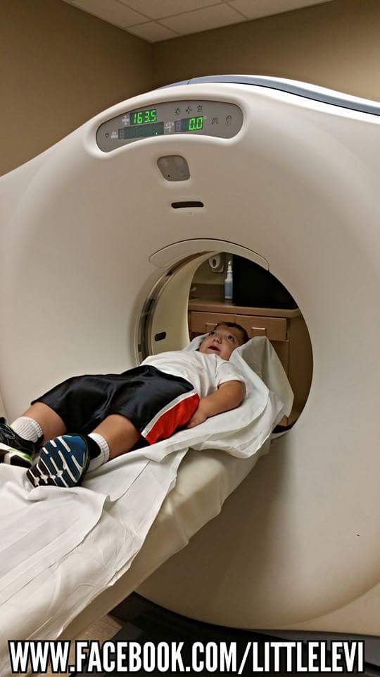Levi, CT Scan, Ocean Springs Hospital, Mississippi