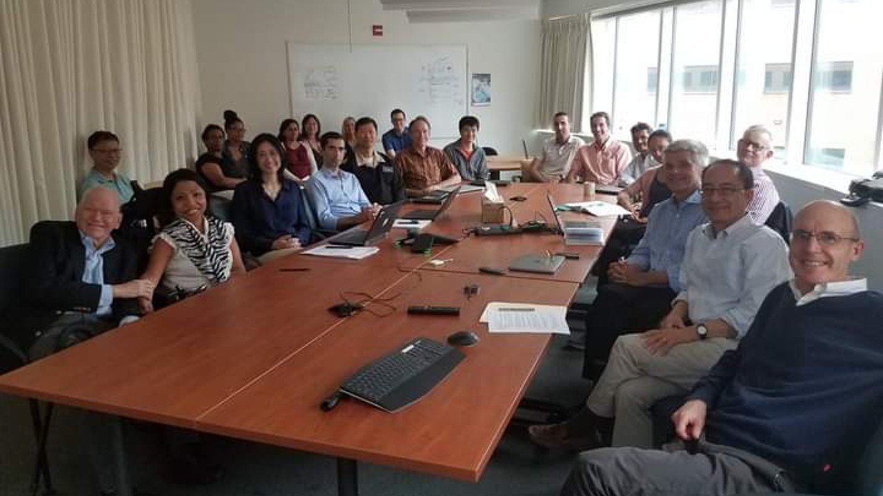 The Jansen's team at the pivotal TRND meeting in 2019